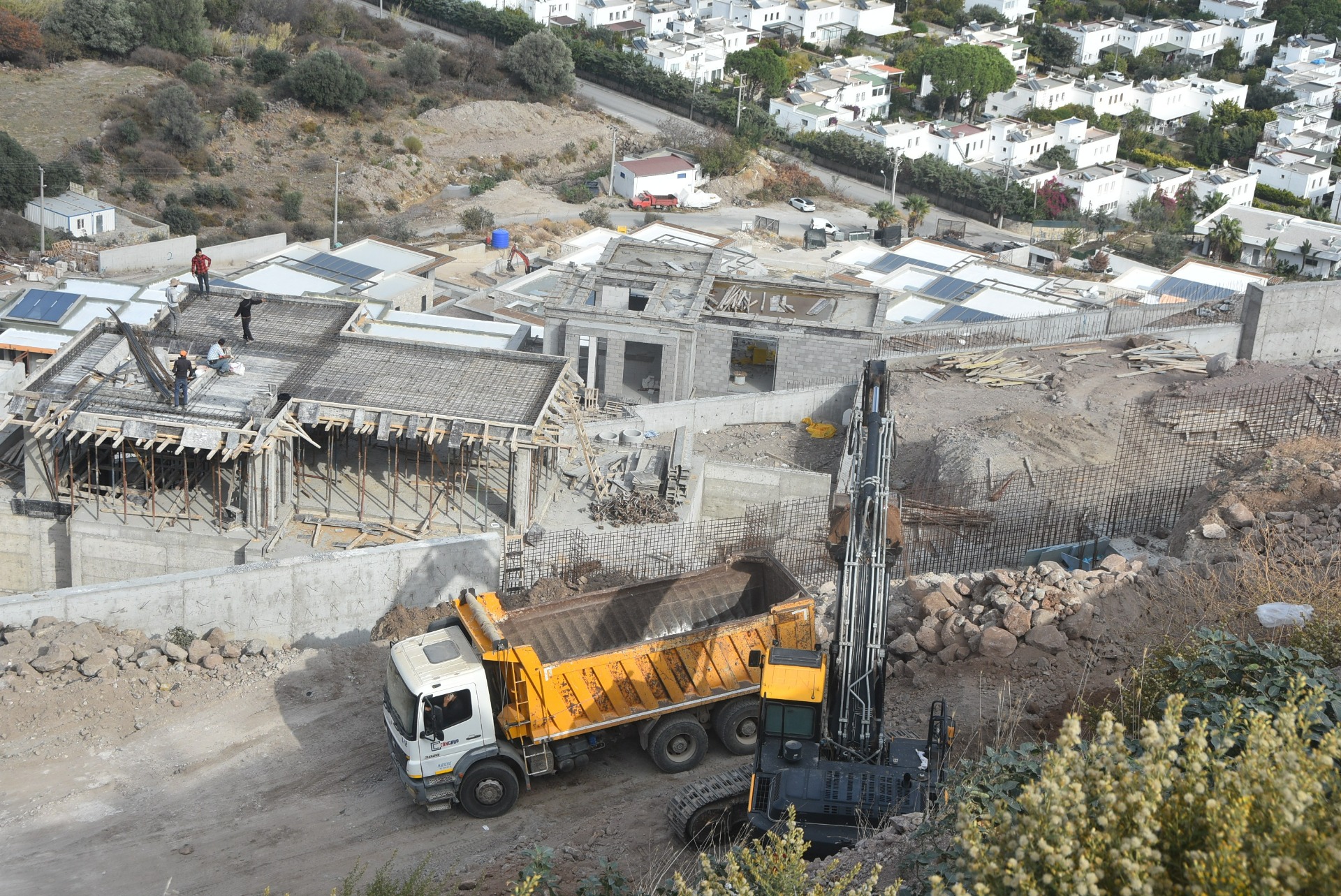 Turizm sezonu bitti inşaat sezonu başladı