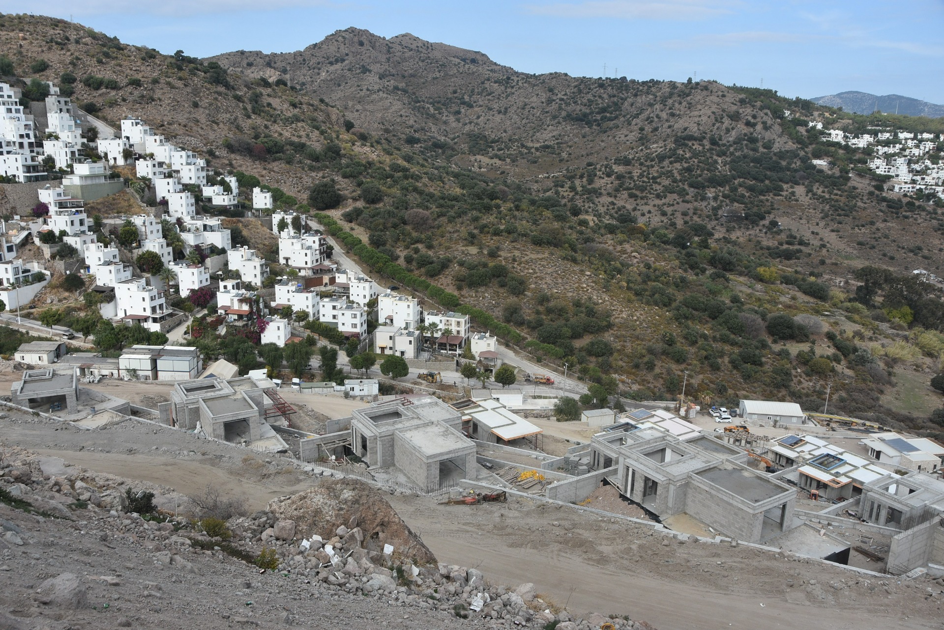 Turizm sezonu bitti inşaat sezonu başladı