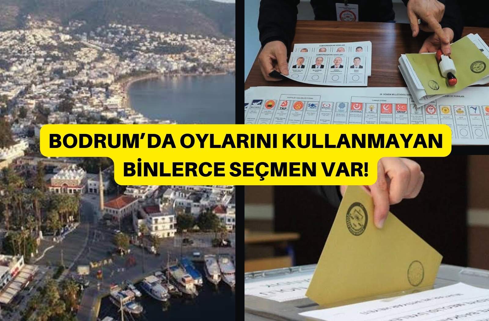 Bodrum’da '18.000 SEÇMEN' nasıl yönetildiğiyle ilgilenmiyor!