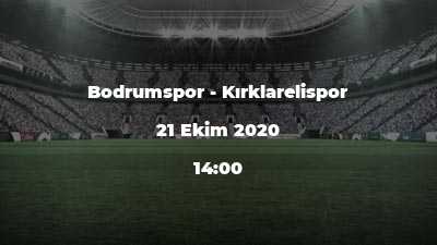 BODRUMSPOR KIRKLARELİ'Nİ AĞIRLAYACAK