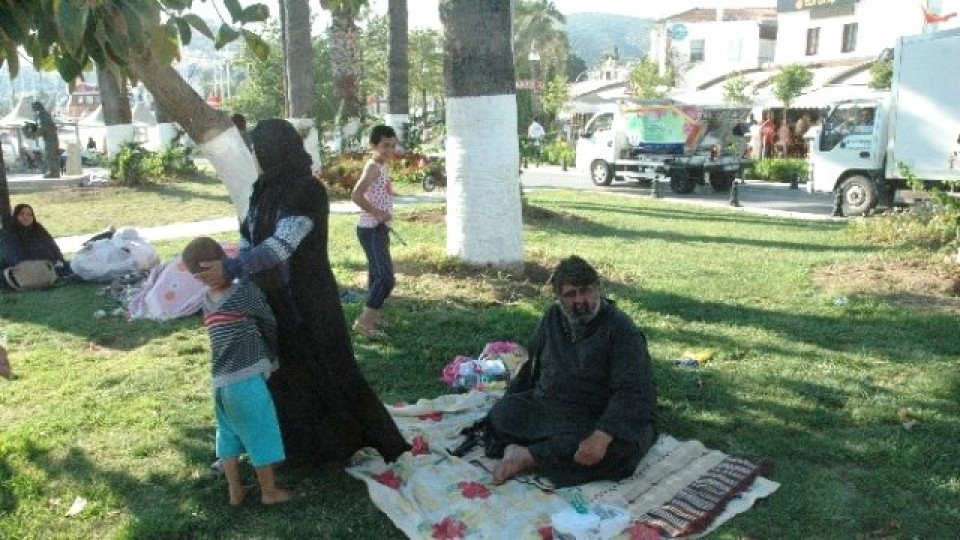 Şimdilik parklarda değiller