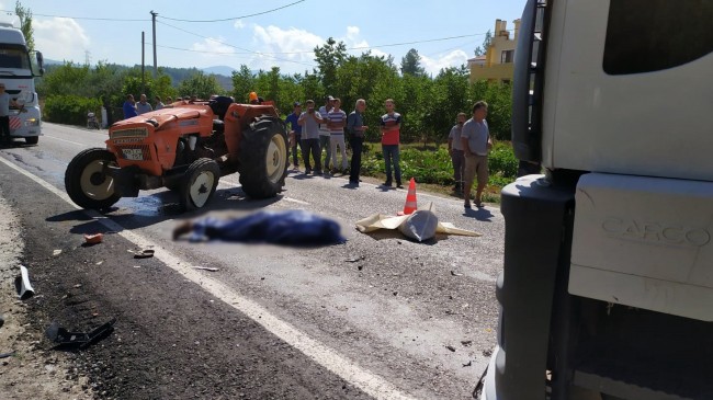 ÇAMKÖY'DE ÖLÜMLÜ TIR KAZASI