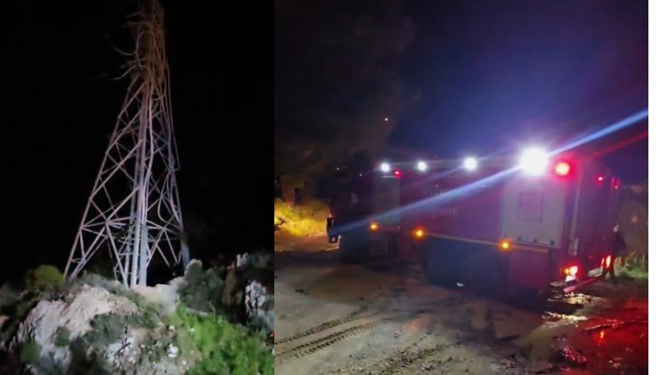 SON DAKİKA! Bodrum’da Trafo Kaynaklı Yangın Paniği