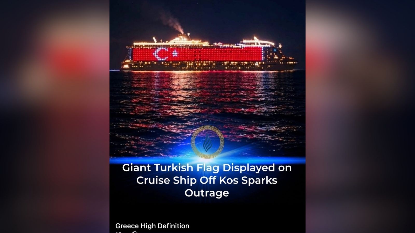 Scarlet Lady gemisi Yunanlıları öfkelendirdi!