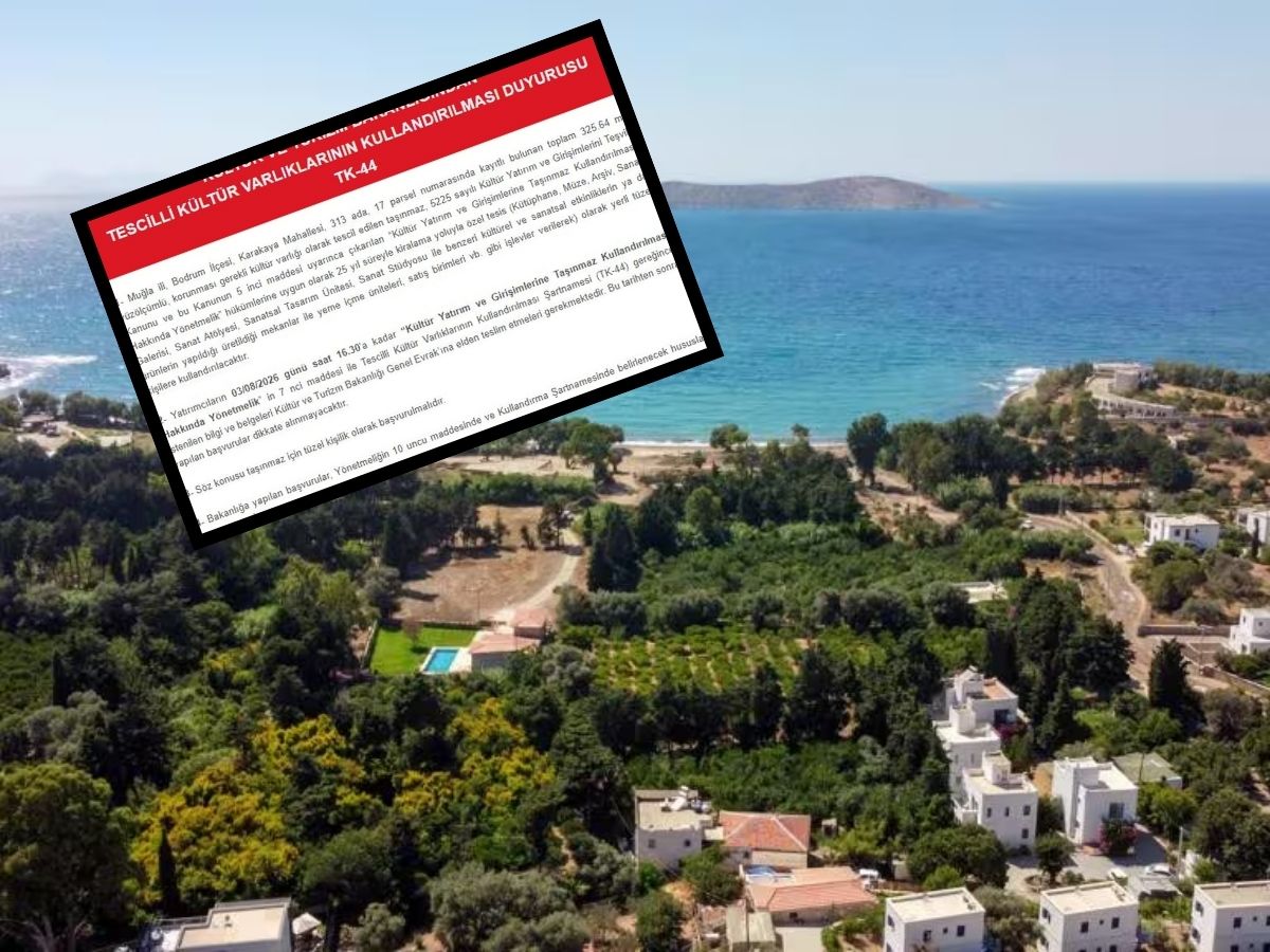 Bodrum’daki tarihi yapı yatırımcıya açılıyor: 25 yıllık kullanım hakkı verilecek