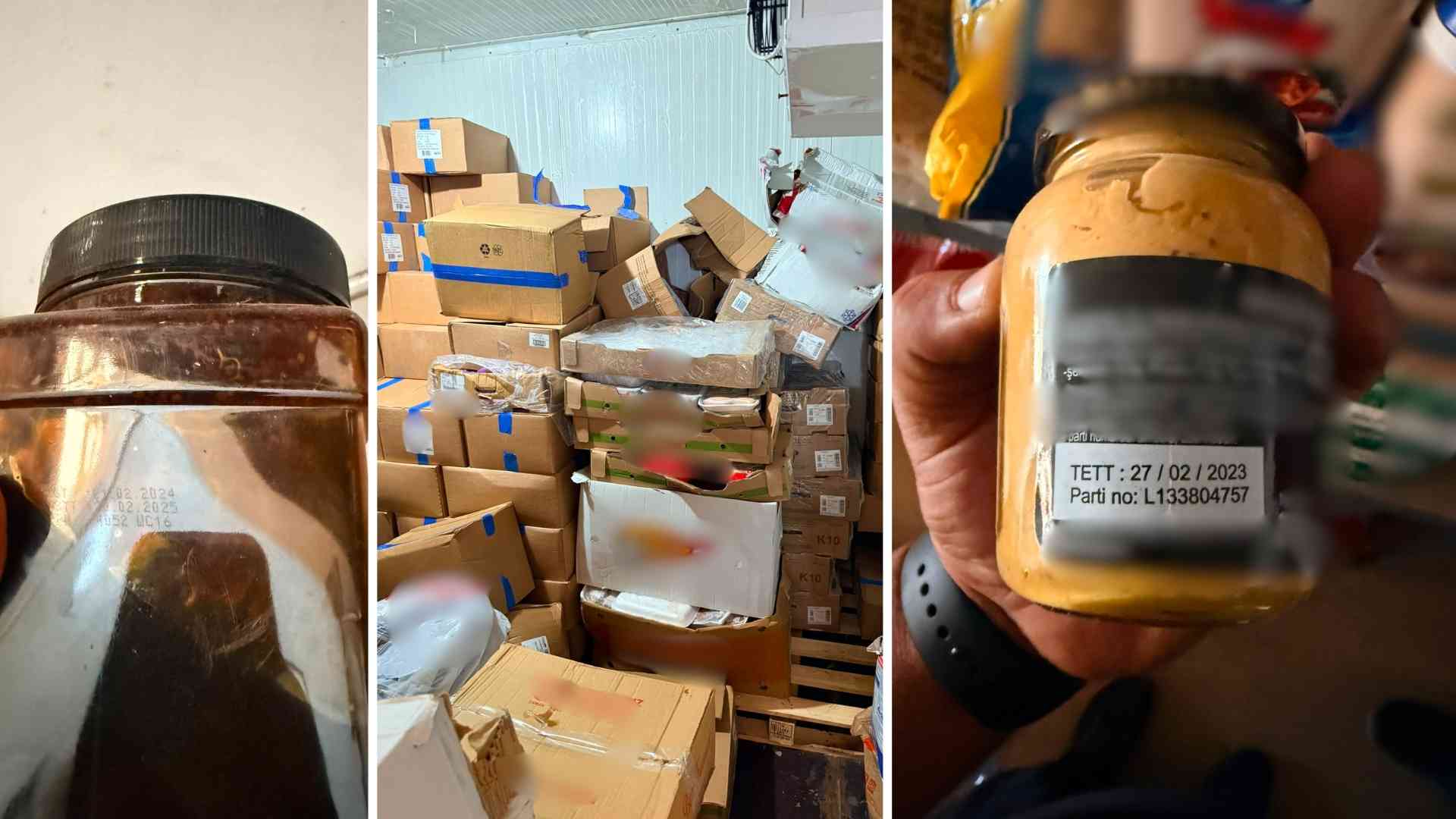 Denetimde 1,2 Ton Tarihi Geçmiş Gıda Ürününe El Konuldu
