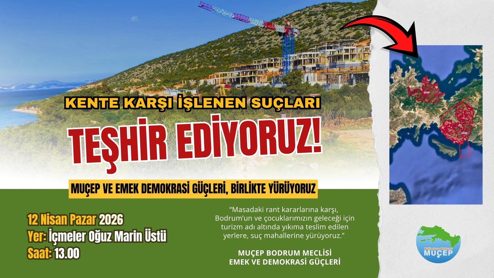 Bodrum’da ‘Rant kararlarına karşı’ yürüyüş çağrısı