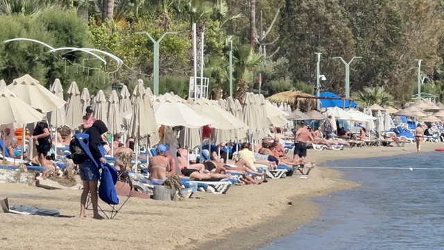 Bodrum'da yazdan kalma günler yaşanıyor 