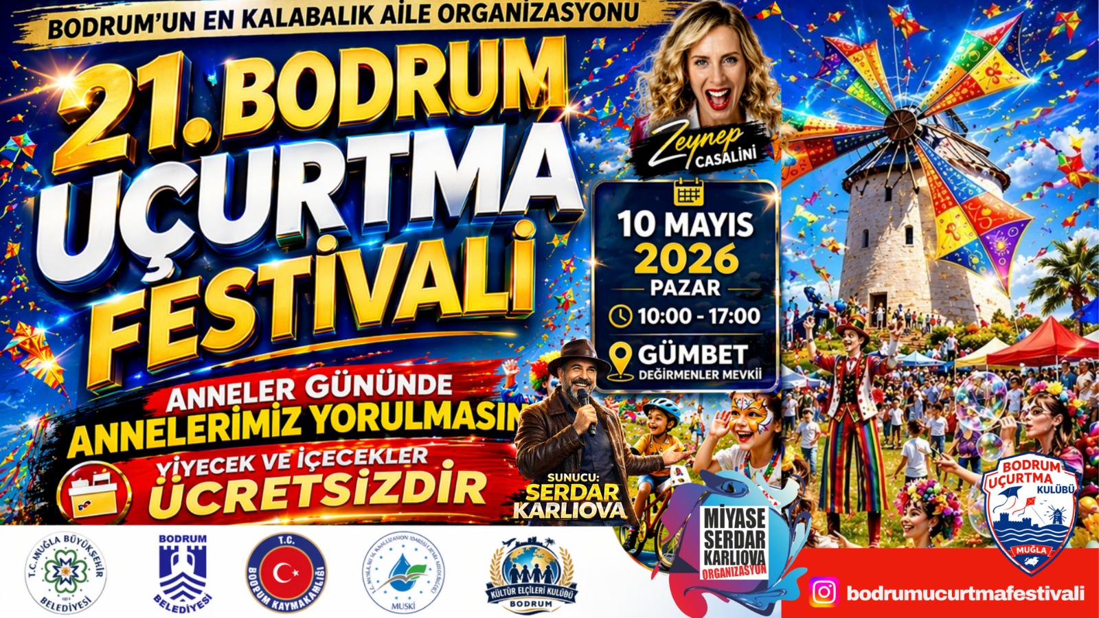Bodrum Uçurtma Festivali, 21 yıldır Engelleri Gökyüzünde Kaldırıyor